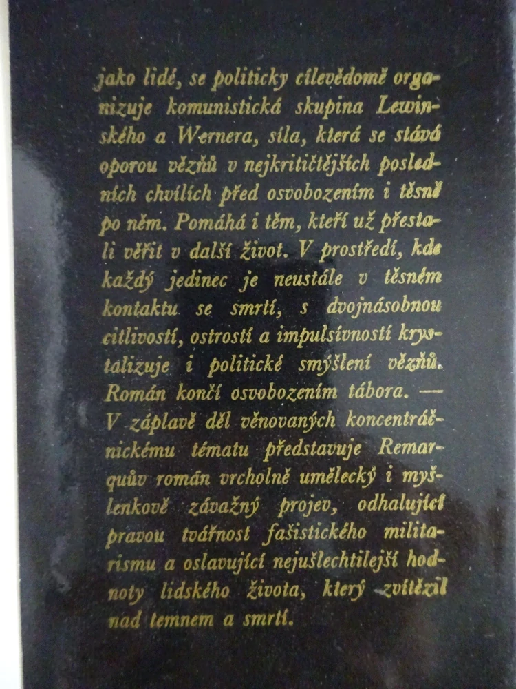 JISKRA ŽIVOTA, ERICH MARIA REMARQUE, **an