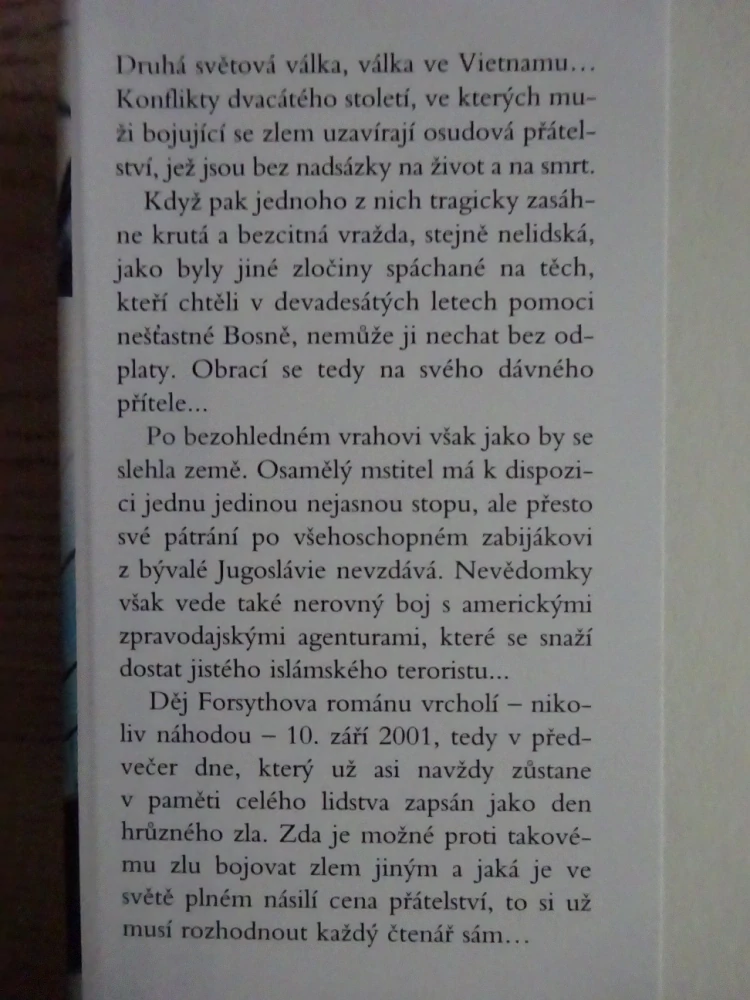MSTITEL, FREDERICK FORSYTH, **an