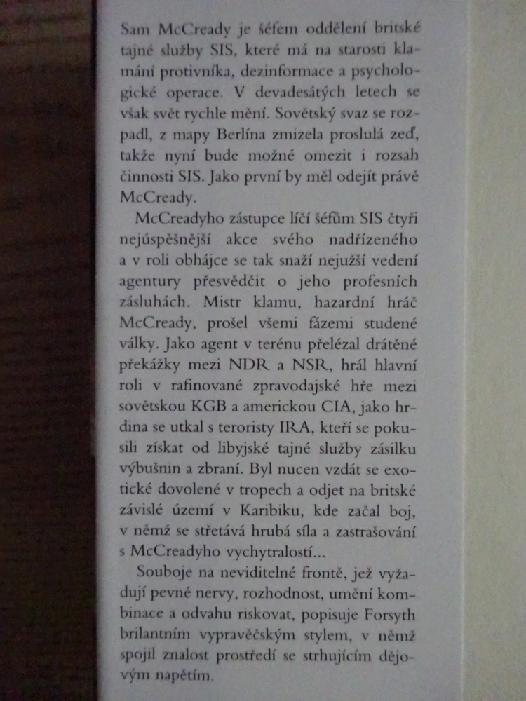 MISTR KLAMU, FREDERICK FORSYTH, **an