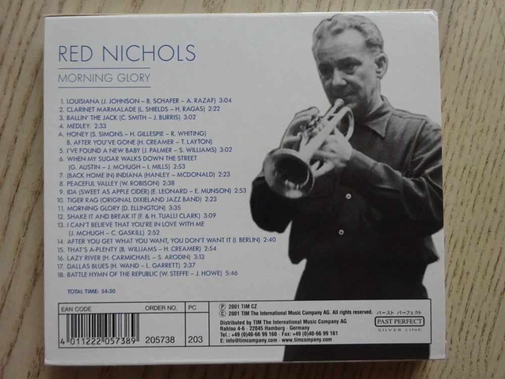 RED NICHOLS, MORNING GLORY, CD HUDBA