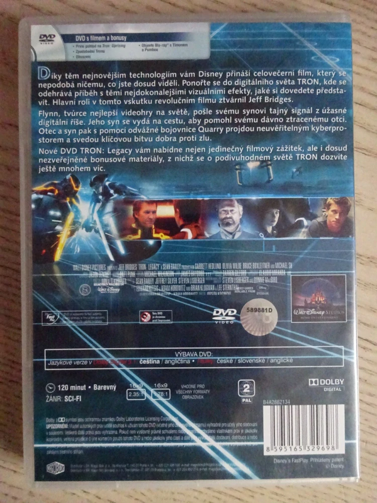 TRON LEGACY, DVD FILM WALT DISNEY