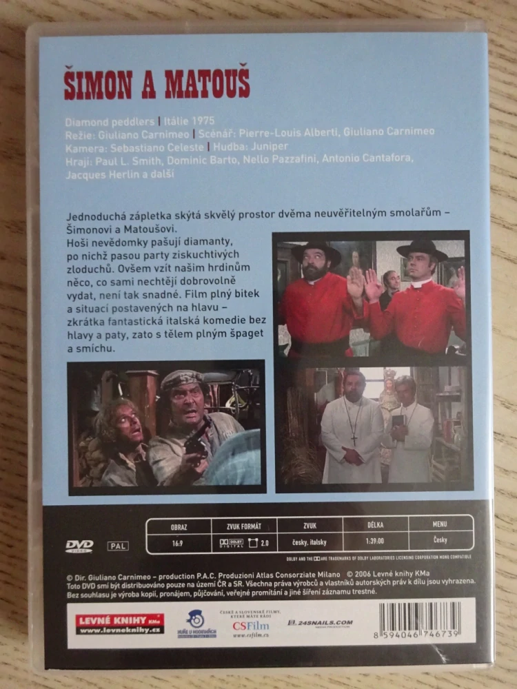 ŠIMON A MATOUŠ, P. L. SMITH, D. BARTO, DVD FILM 