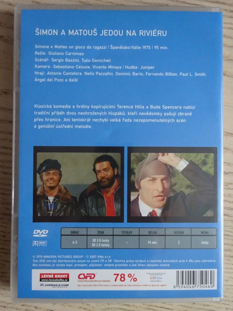 ŠIMON A MATOUŠ JEDOU NA RIVIÉRU, P. L. SMITH, D. BARTO, DVD FILM