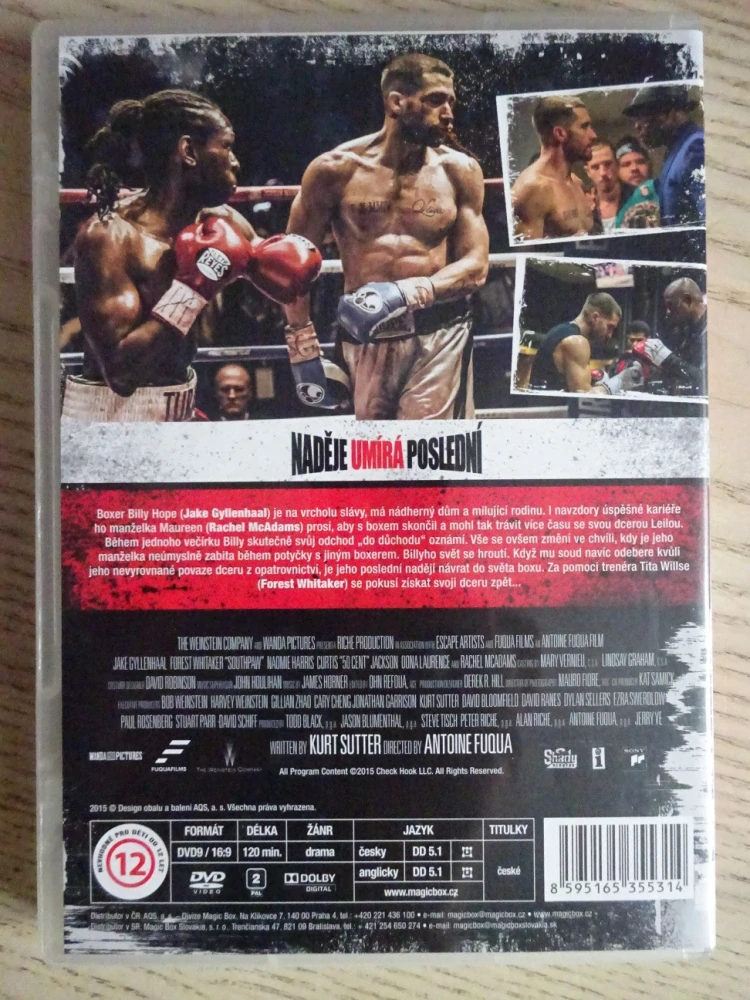 BOJOVNÍK, J. GYLLENHAAL, R. MCADAMS, DVD FILM