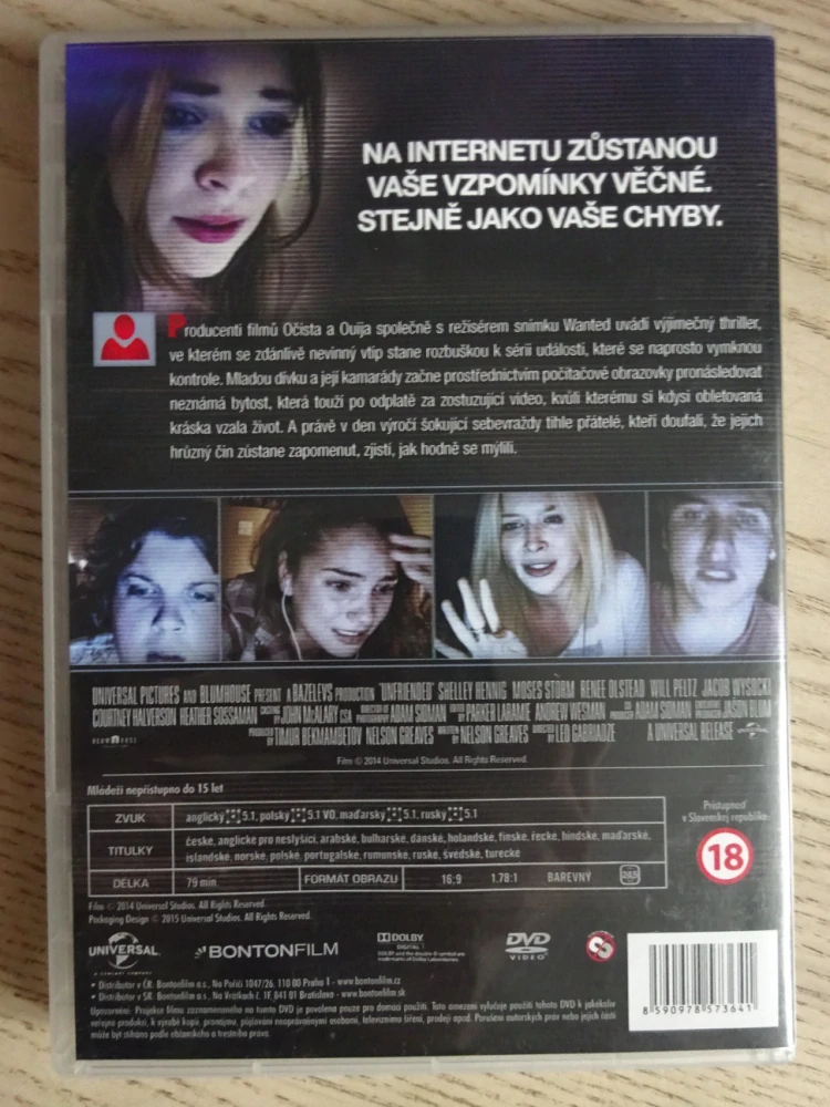 ODEBRAT Z PŘÁTEL, DVD FILM 