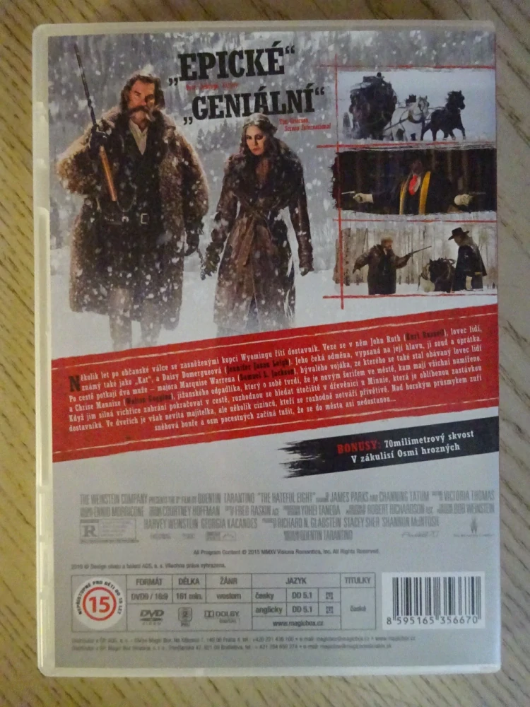 OSM HROZNÝCH, S, L. JACKSON, K. RUSSELL, DVD FILM