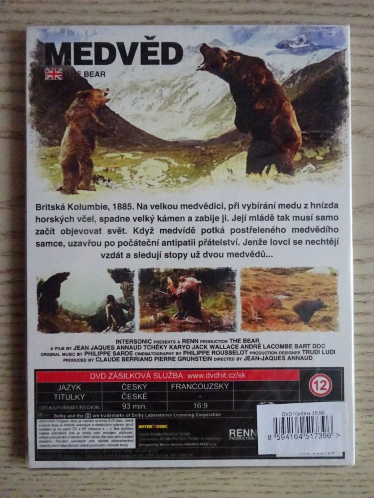 MEDVĚD, DVD FILM