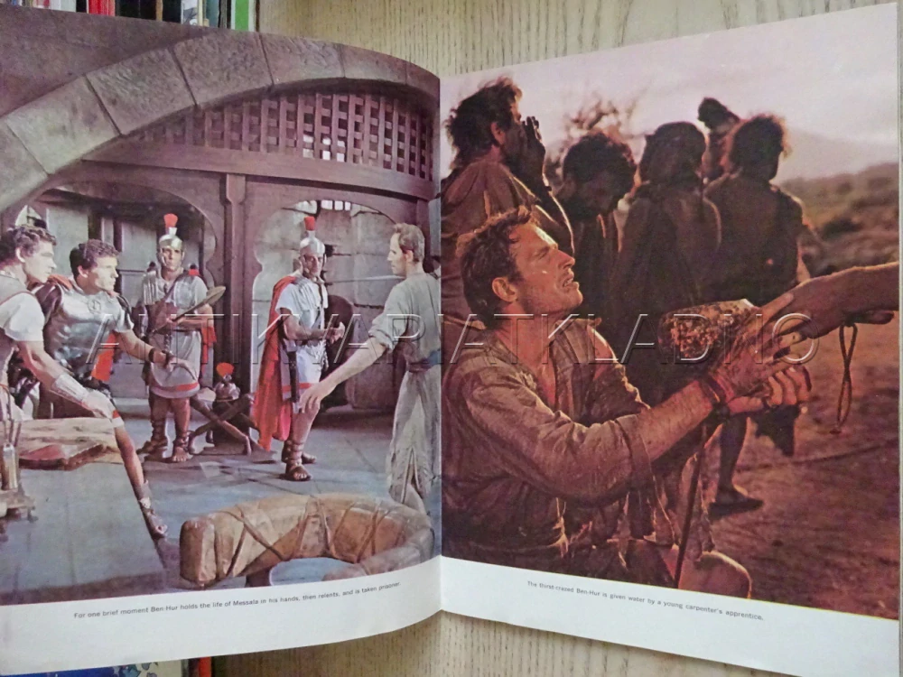 BEN HUR, CH. HESTON, ANGLICKY, PROGRAM