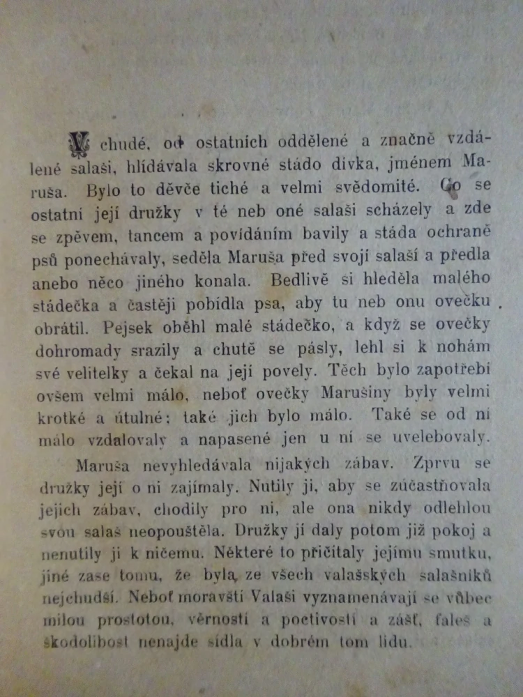 O BABUŠI A MARUŠI, POHÁDKA