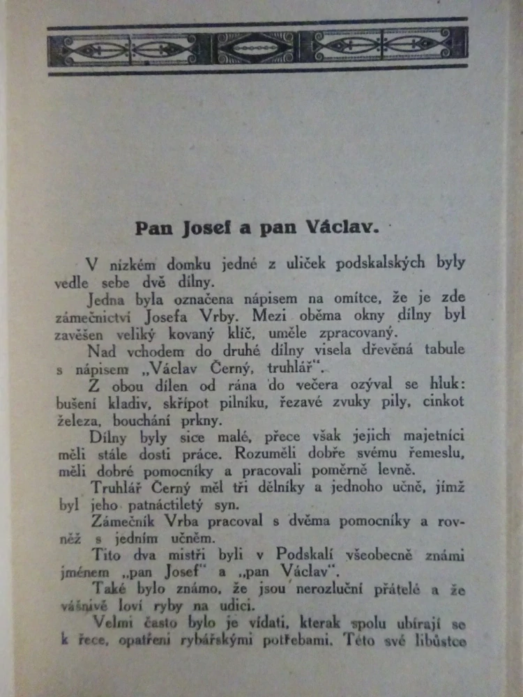 VLTAVŠTÍ RYBÁŘI, VLTAVA