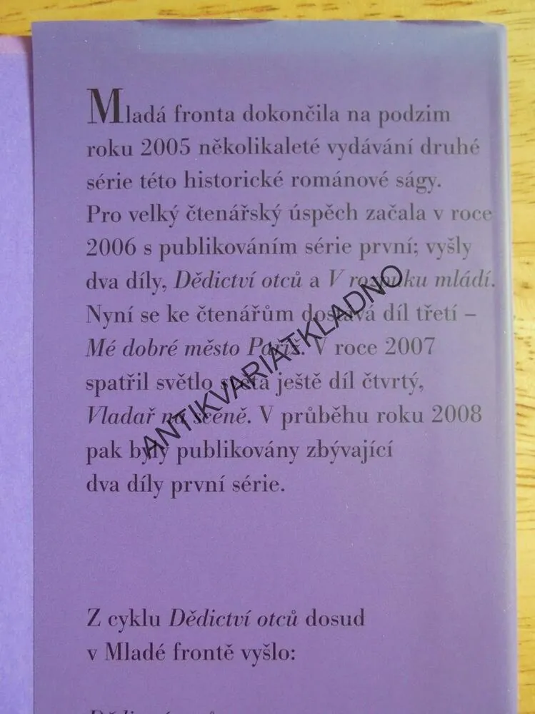MÉ DOBRÉ MĚSTO PAŘÍŽ, ROBERT MERLE