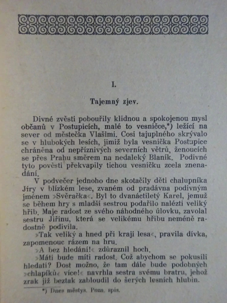 TAJEMSTVÍ OPUŠTĚNÉHO DOLU