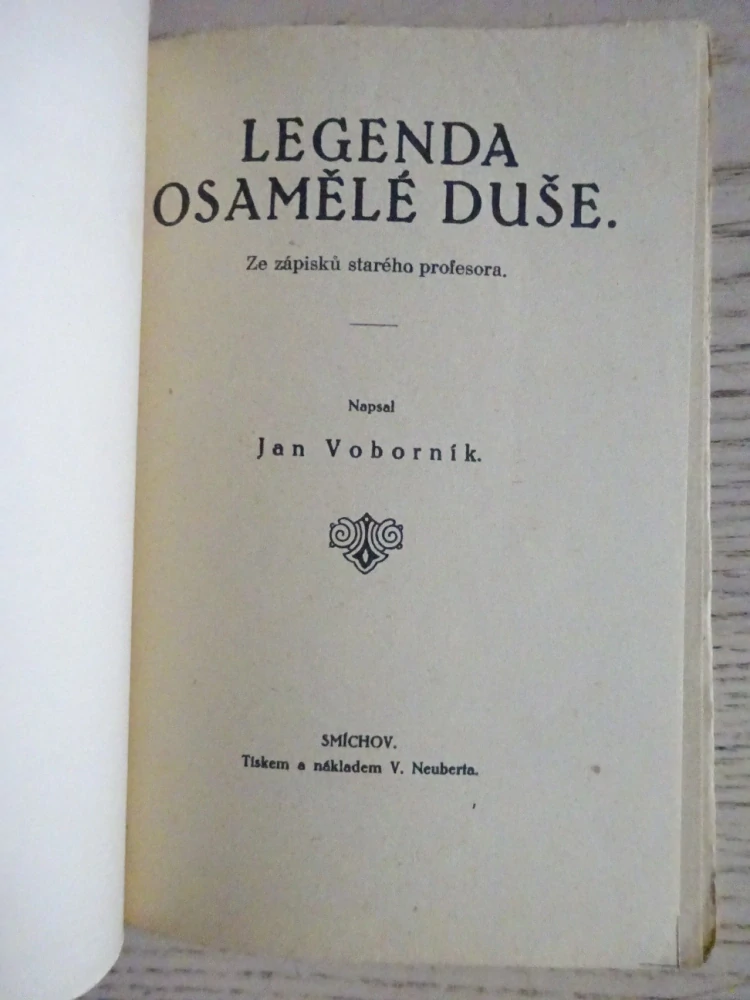 LEGENDA OSAMĚLÉ DUŠE