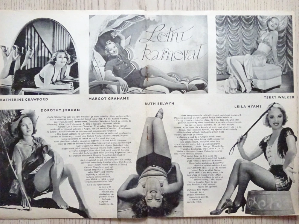 KINOREVUE, Č. 50, 1936, JOHNNY WEISSMÜLLER