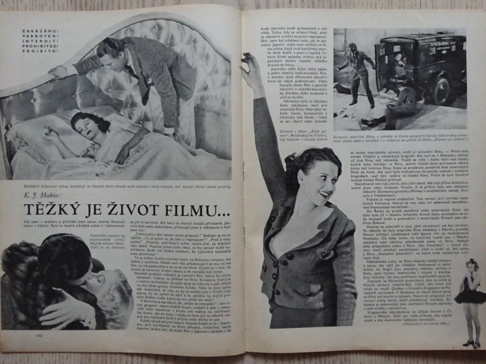 KINOREVUE, Č. 23, 1938, BLANKA WALESKÁ, STANISLAV STRNAD