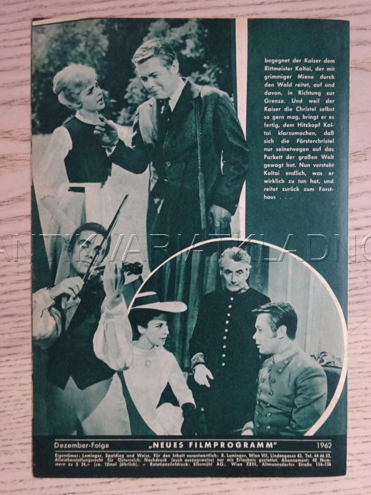 LESNÍKOVA KRISTÝNKA, P. WECK, NĚMECKY, BIO PROGRAM