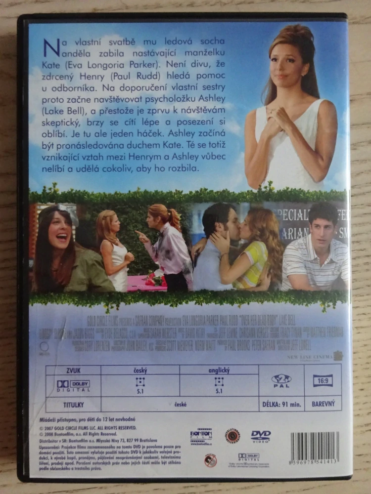 JEN PŘES JEJÍ MRTVOLU, DVD FILM