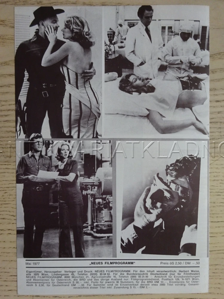 SVĚT BUDOUCNOSTI, P. FONDA, Y. BRYNNER, NĚMECKY, BIO PROGRAM