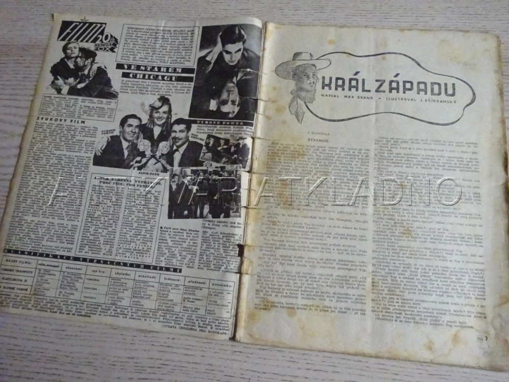 RODOKAPS Č. 176, IV. ROČNÍK, KRÁL ZÁPADU, MAX BRAND
