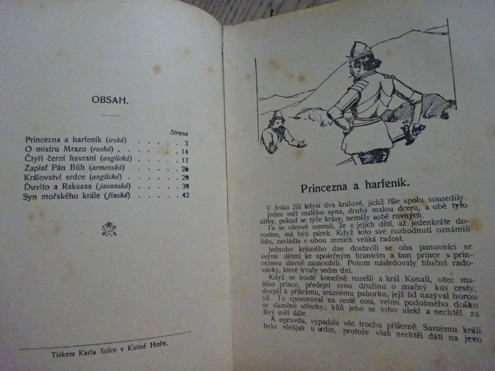 PRINCEZNA A HARFENÍK A JINÉ, POHÁDKY Z CELÉHO SVĚTA SV. 6 (MNOHÉ FANTASY)