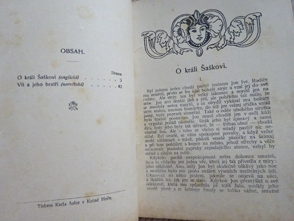 O KRÁLI ŠAŠKOVI A JINÉ, POHÁDKY Z CELÉHO SVĚTA SV. 7 (MNOHÉ FANTASY)