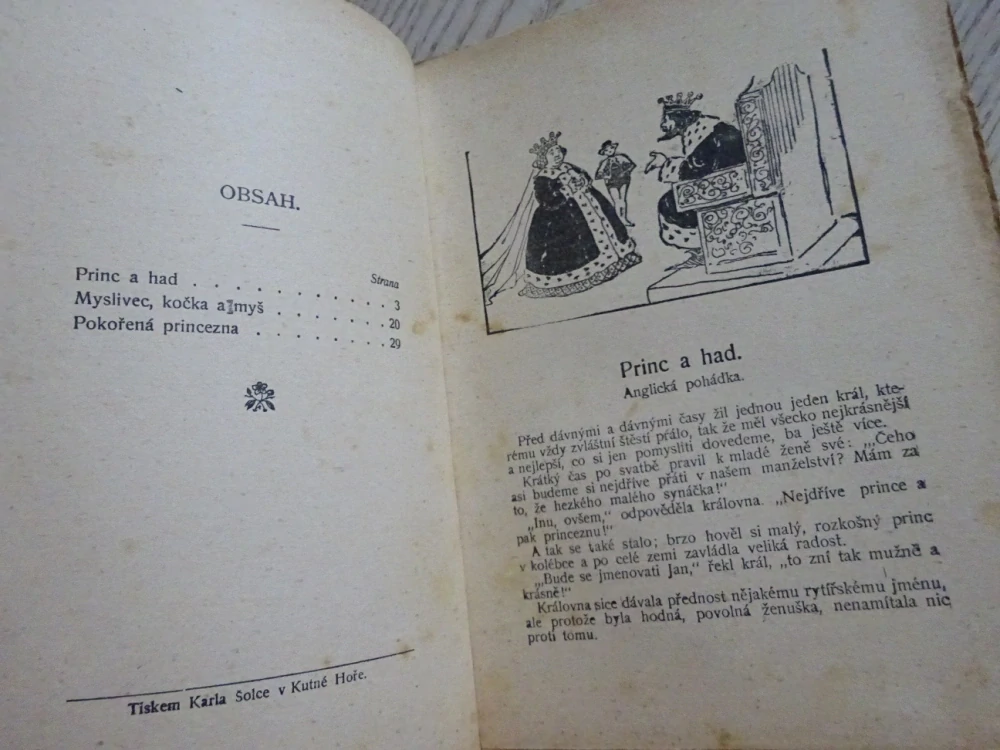 PRINC A HAD A JINÉ, POHÁDKY Z CELÉHO SVĚTA SV. 36 (MNOHÉ FANTASY)