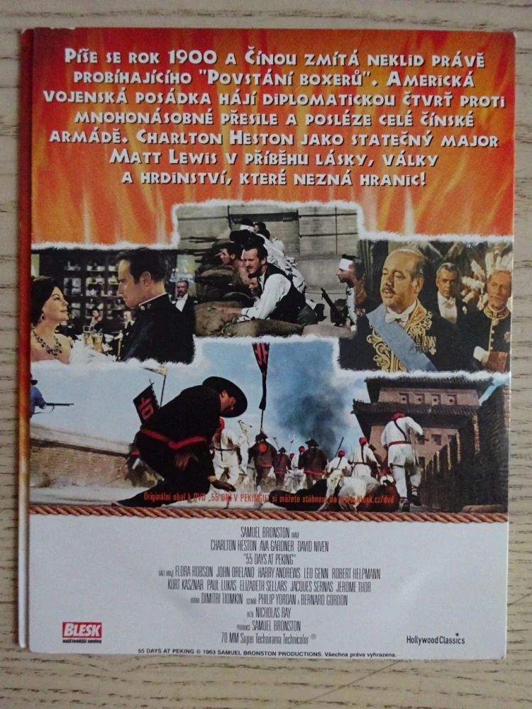 55 DNÍ V PEKINGU, DVD FILM