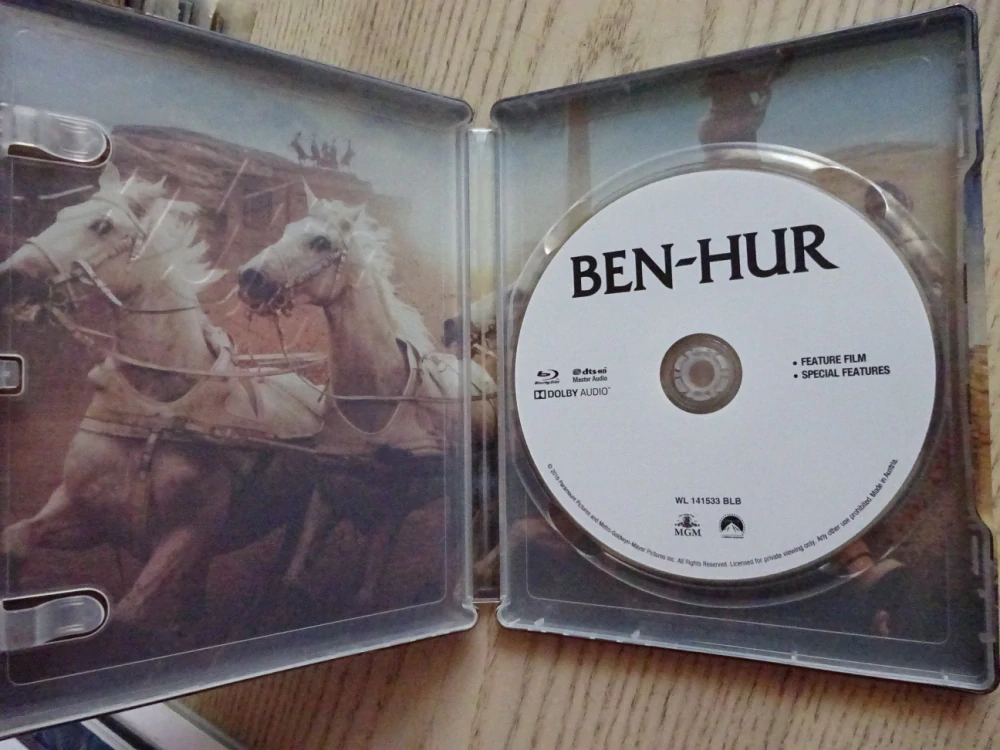 BEN-HUR, BLURAY DVD FILM