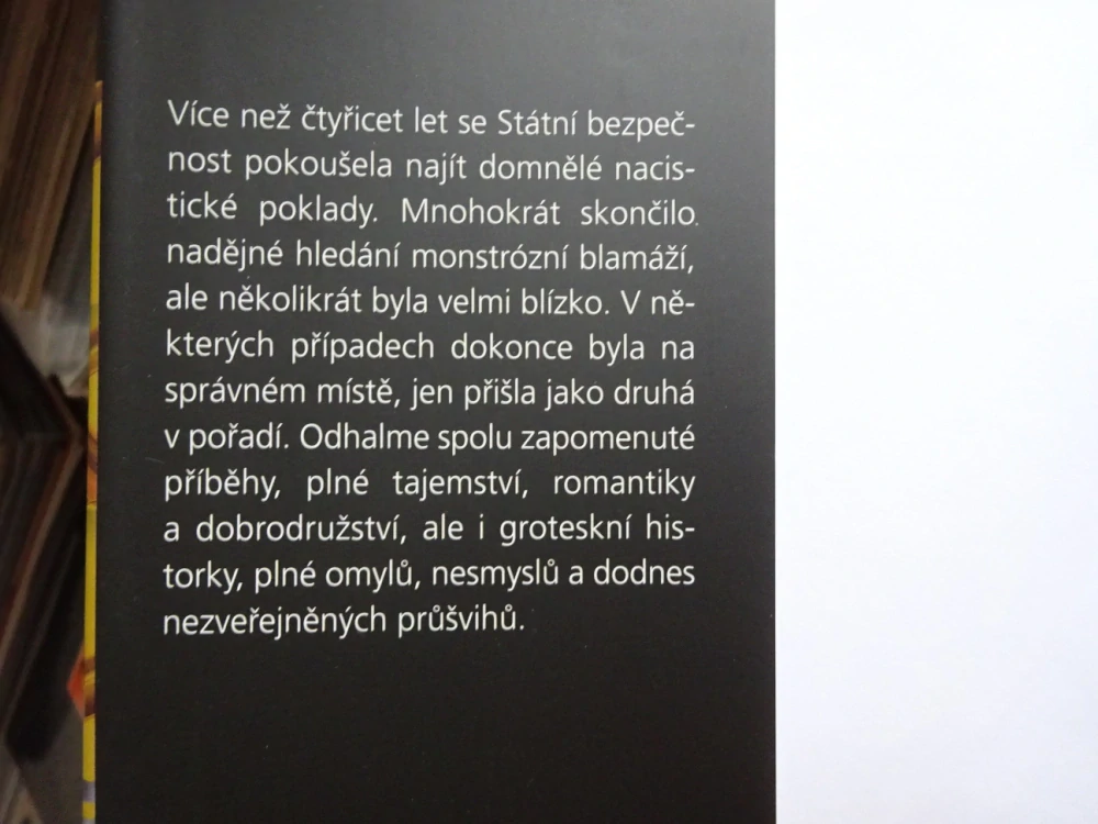 NACISTICKÉ POKLADY A STB, JAROSLAV V. MAREŠ, **an