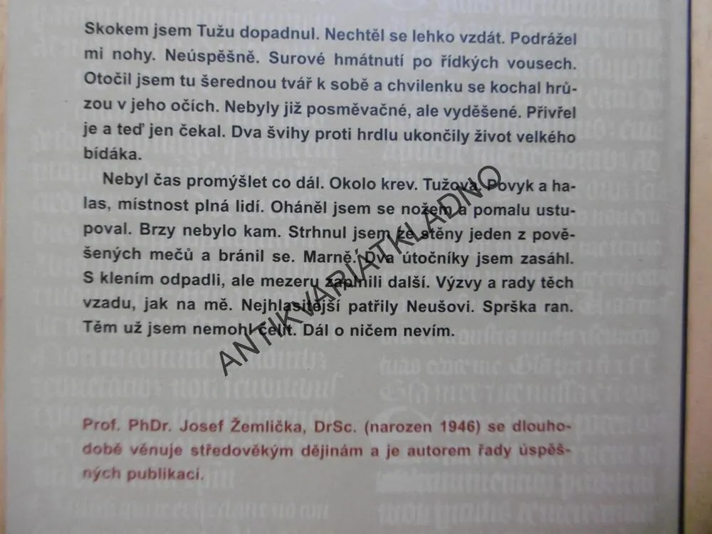 ZPOVĚĎ KUKATY, JOSEF ŽEMLIČKA