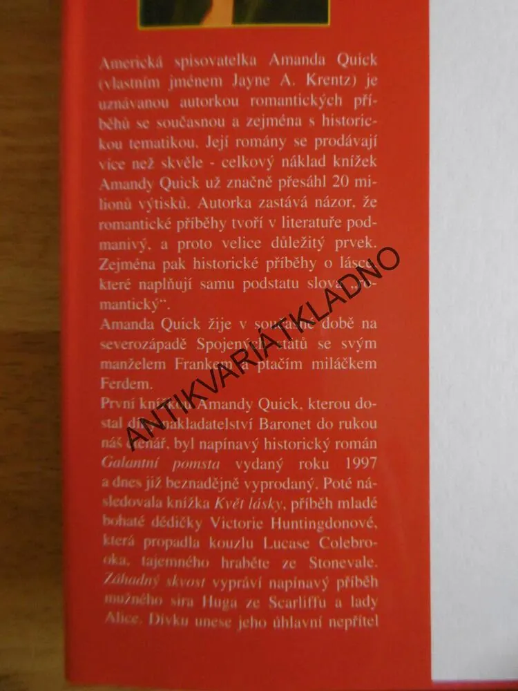 KLAM LÁSKY, AMANDA QUICK