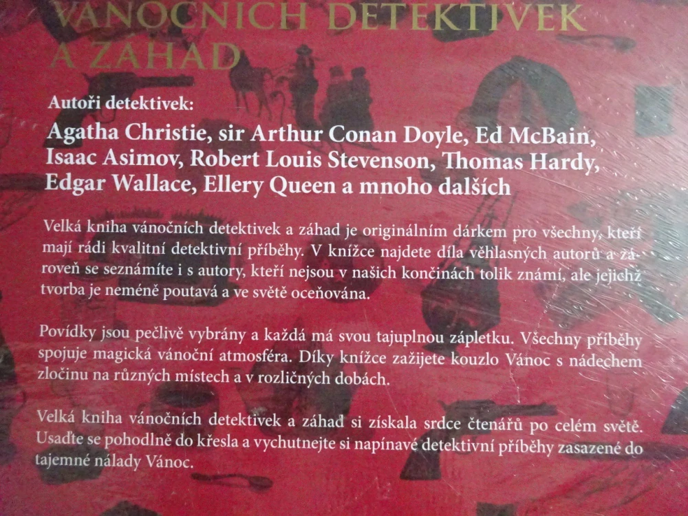 VELKÁ KNIHA VÁNOČNÍCH DETEKTIVEK A ZÁHAD, DETEKTIVKA, ZÁHADY, **an