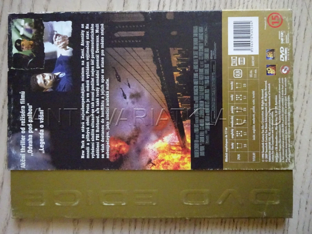 STAV OBLEŽENÍ, B. WILLIS, DVD FILM