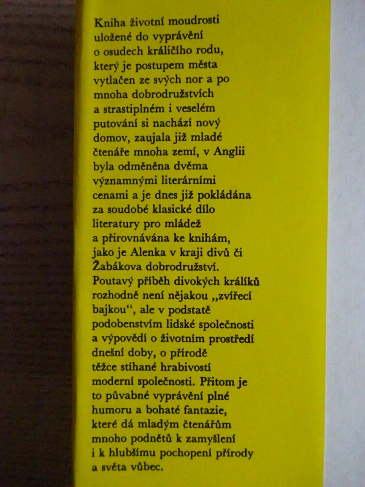 DALEKÁ CESTA ZA DOMOVEM, RICHARD ADAMS, **an
