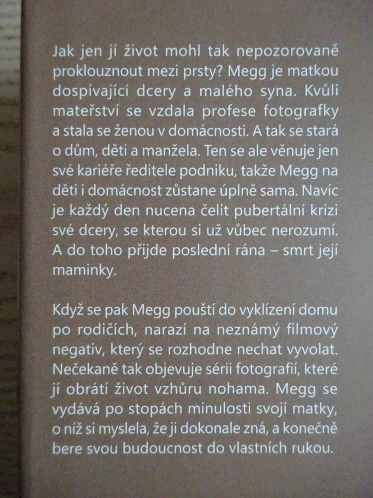 SVĚTLO BYLO DOKONALÉ, CARENE PONTE, **an