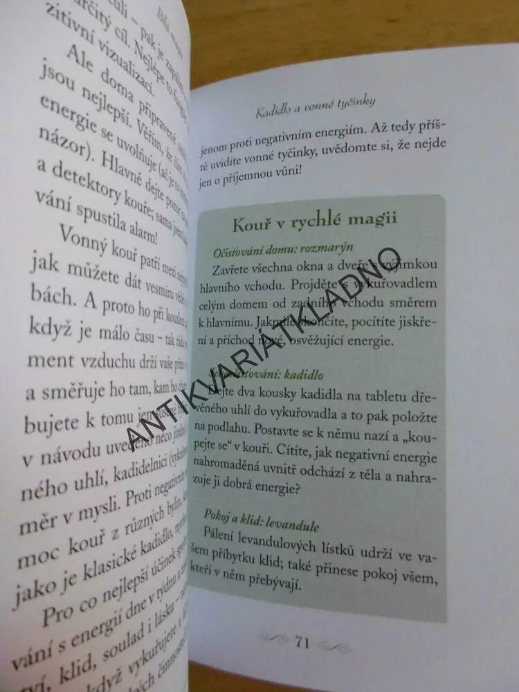 BÍLÁ MAGIE, KOUZLA PRO KAŽDÝ DEN. ABREVOVÁ, **an