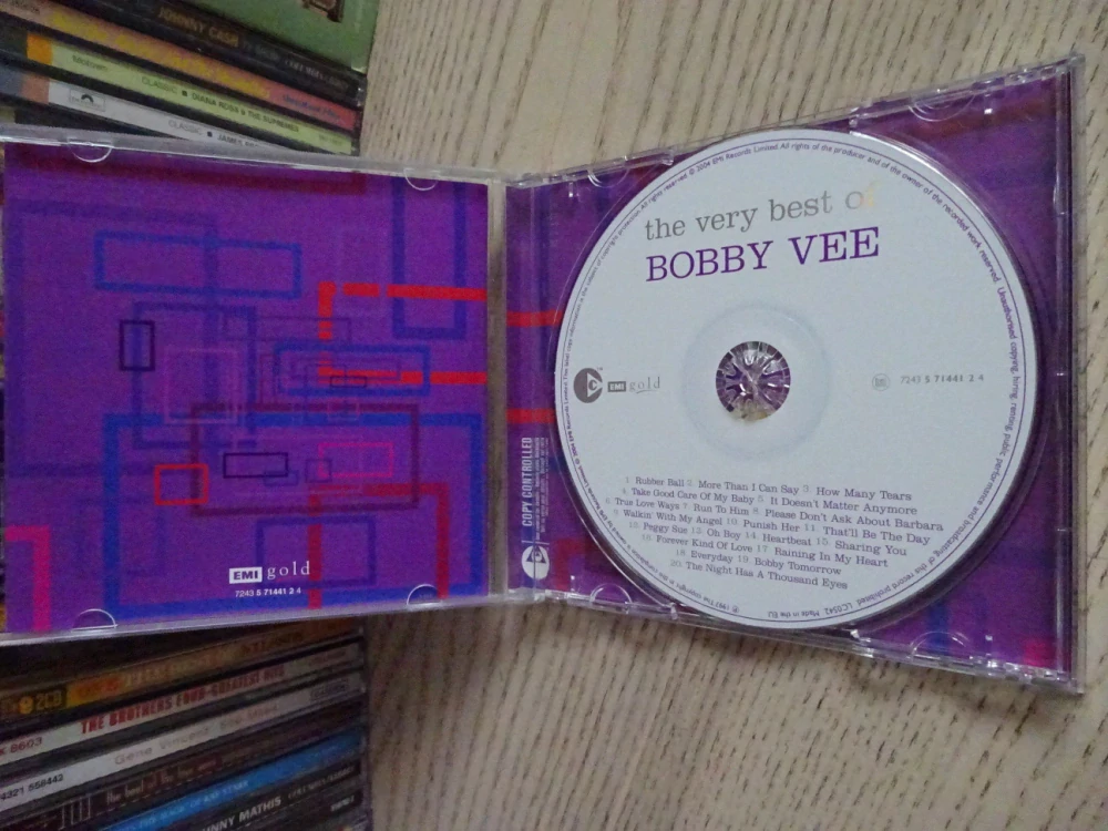 THE VERY BEST OF BOBBY VEE, CD HUDBA