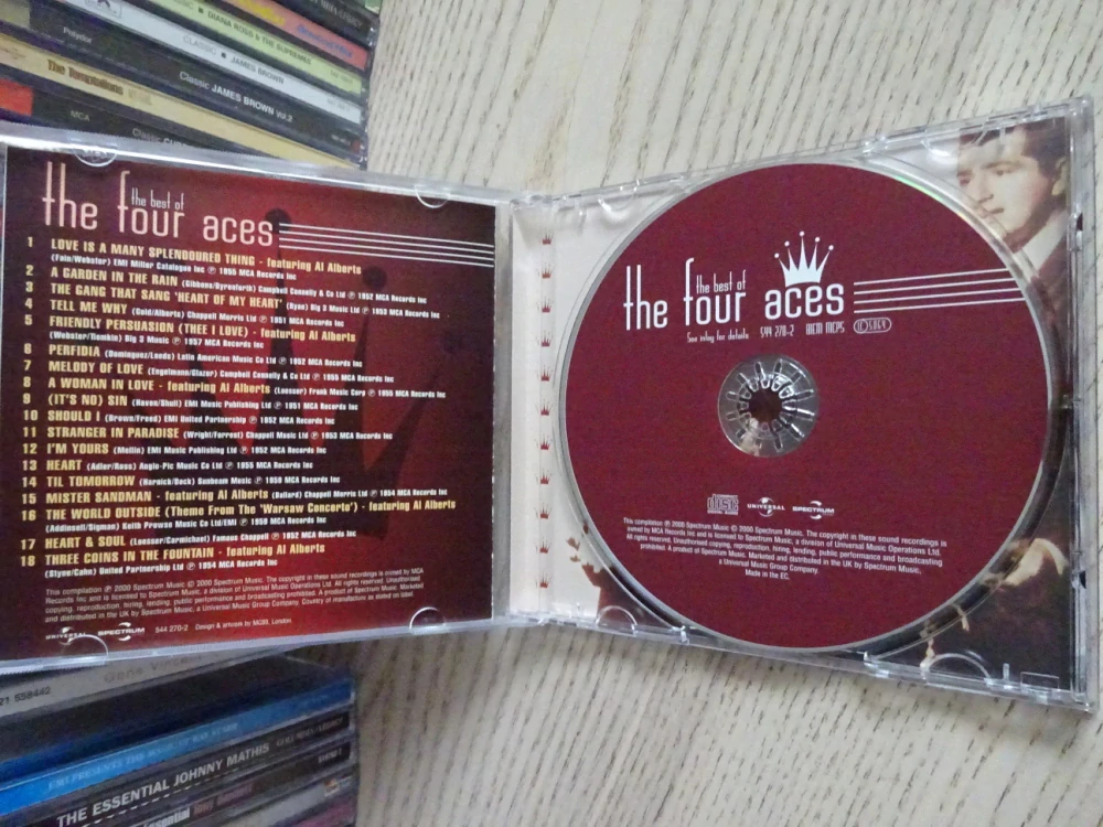 THE FOUR ACES, CD HUDBA