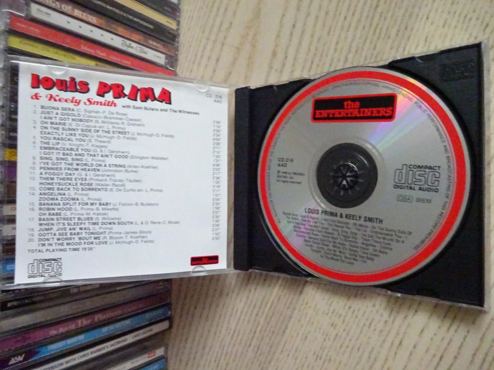 LOUIS PRIMA AND KELLY SMITH, CD HUDBA