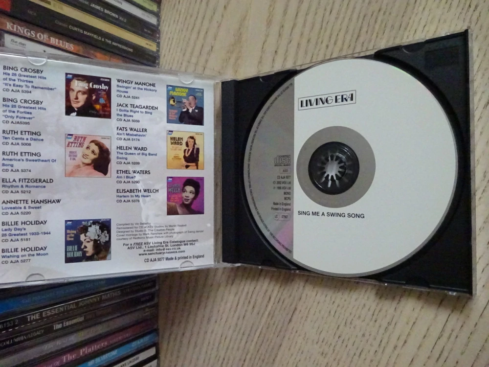 SING ME A SWING SONG, CD HUDBA