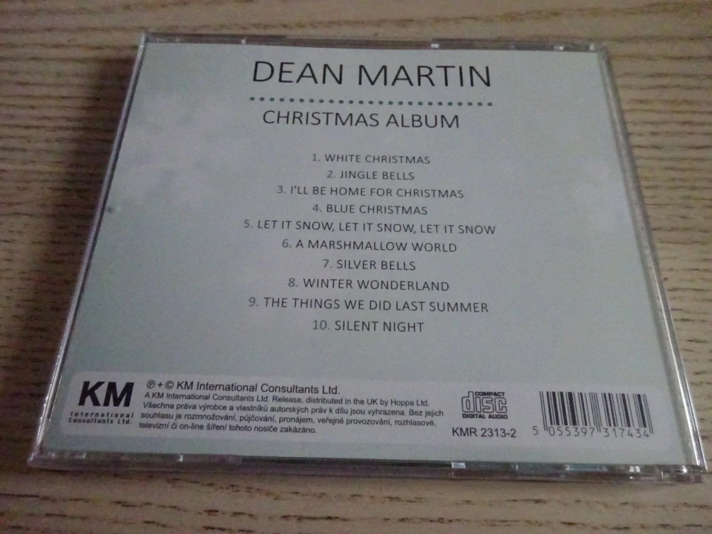 DEAN MARTIN, CHRISTMAS ALBUM, CD HUDBA