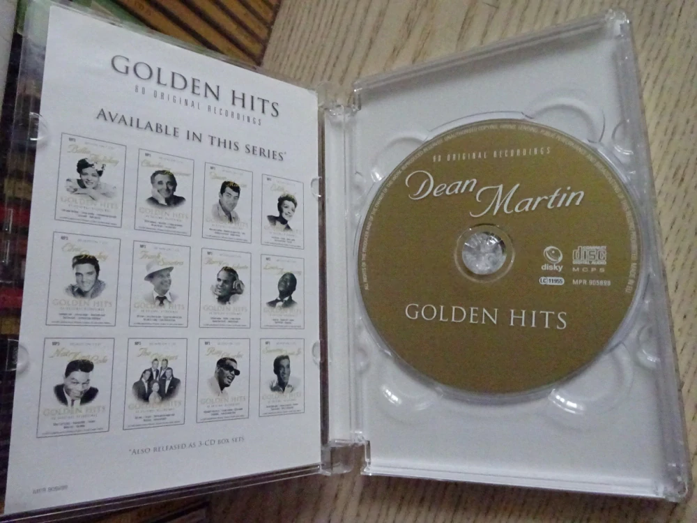 DEAN MARTIN, GOLDEN HITS, CD HUDBA