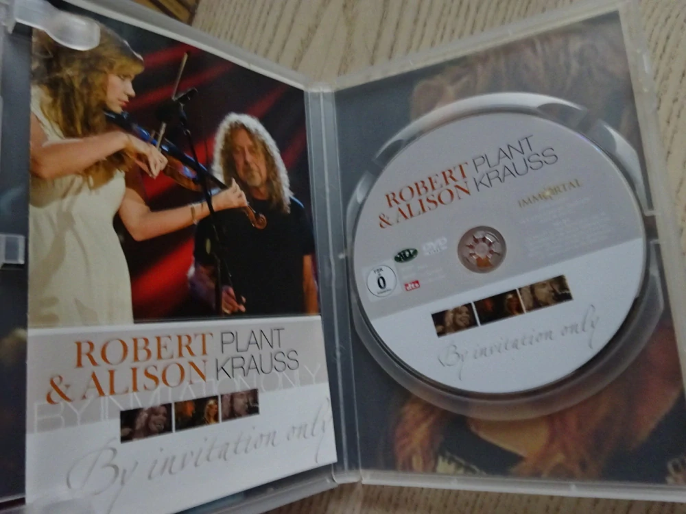 ROBERT PLANT A ALISON KRAUSS, BY INVITATION ONLY, DVD HUDBA