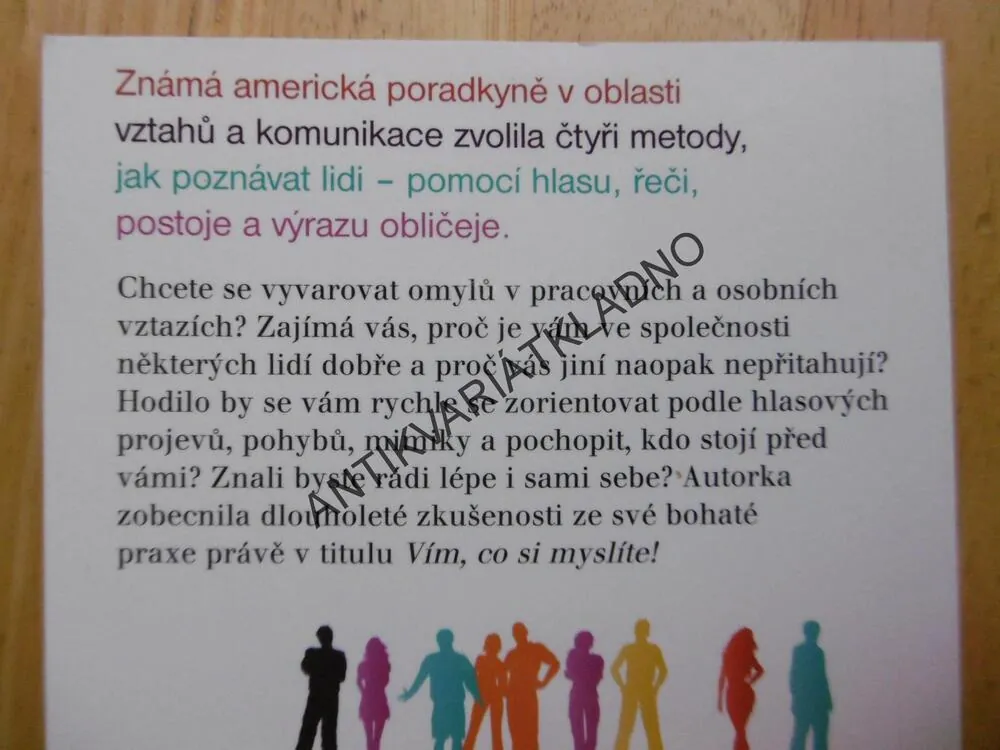 VÍM, CO SI MYSLÍTE! JAK PROKOUKNOUT TY DRUHÉ, LILLIAN GLASS