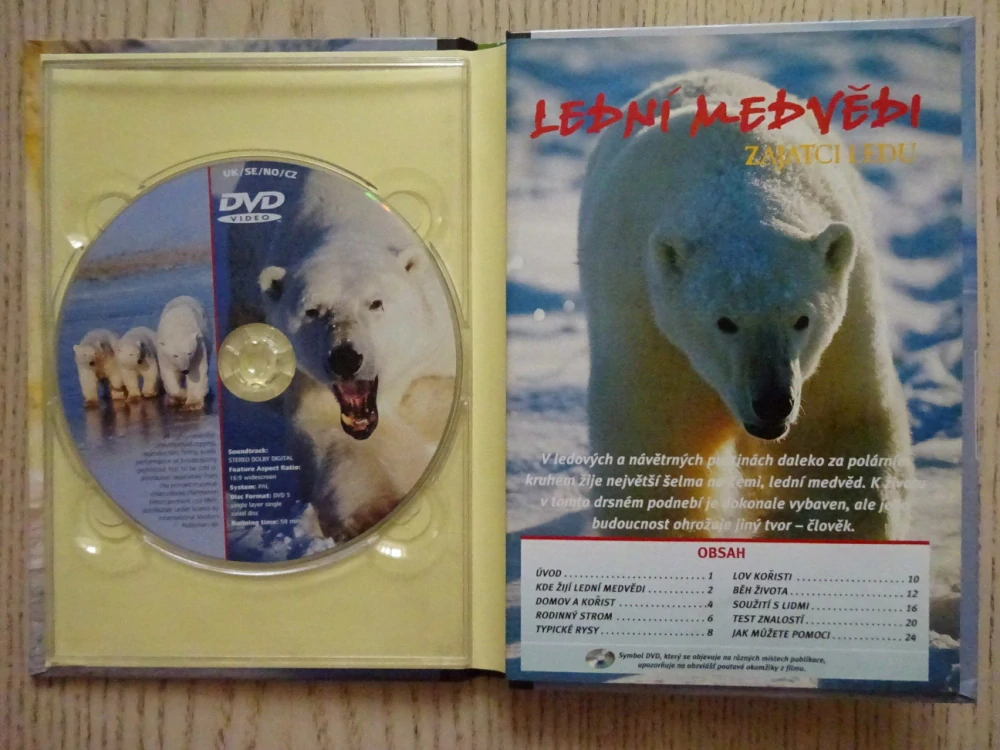 ZAJATCI LEDU, LEDNÍ MEDVĚDI, DVD FILM