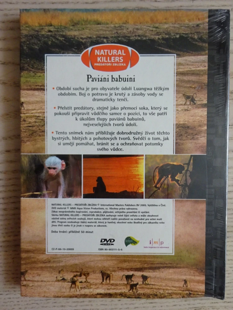 ÚDOLÍ OPIC, PAVIÁNI, DVD FILM