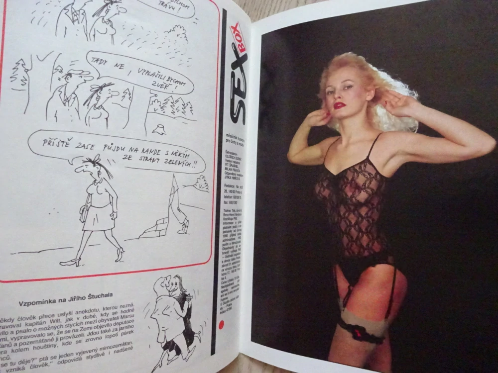 SEX BOX 4,  MĚSÍČNÍK HUMORU O ŽENÁCH A MUŽÍCH, NEPRAKTA, 1990