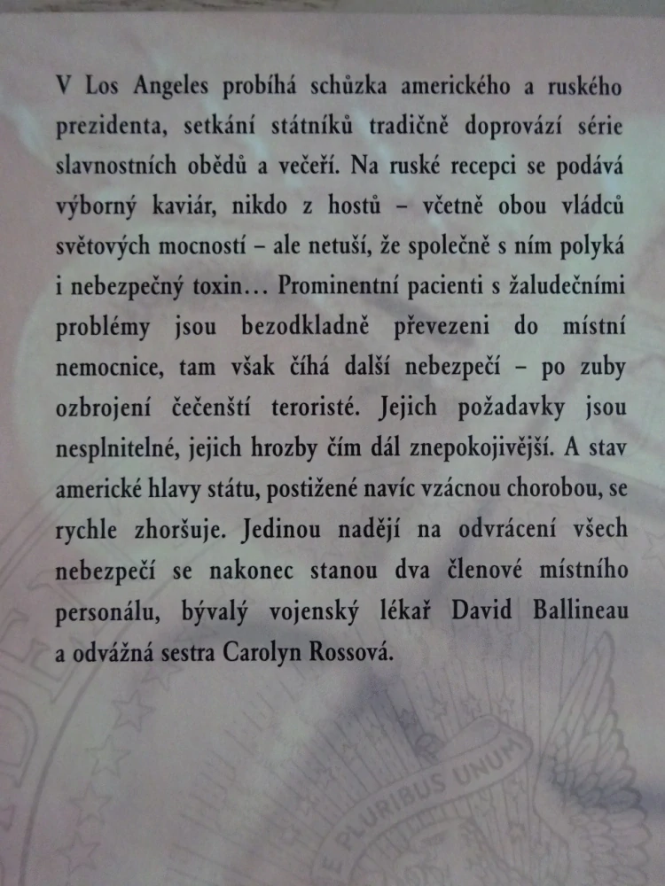 PACIENT ČÍSLO JEDNA, LEONARD GOLDBERG, **an