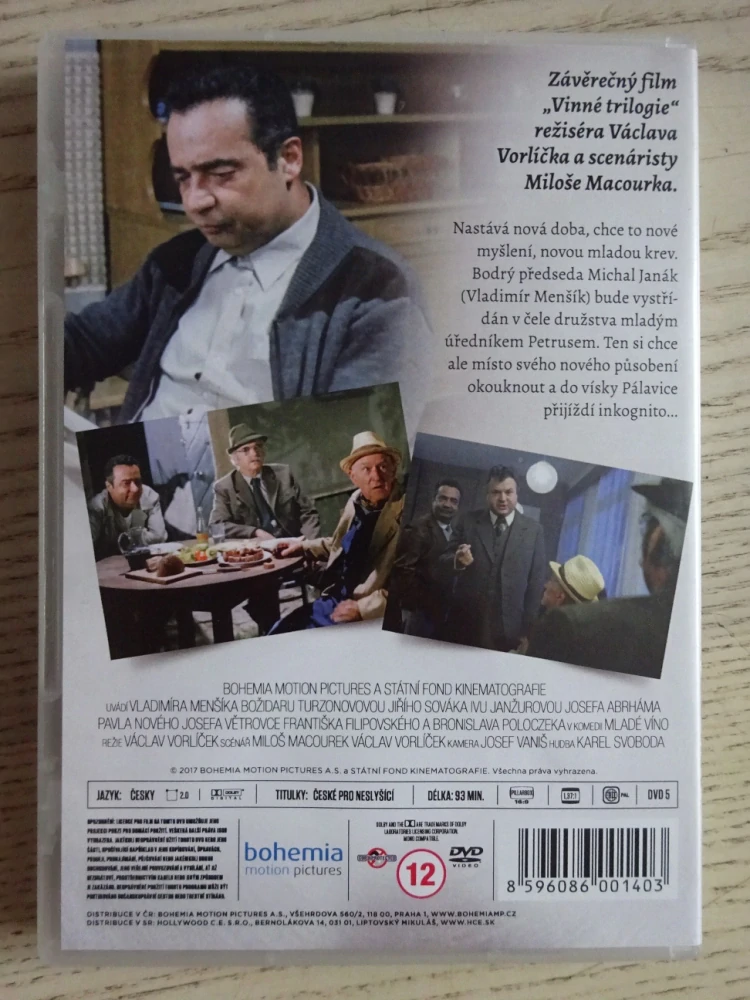 MLADÉ VÍNO, REMASTEROVANÁ VERZE, DVD FILM ČR