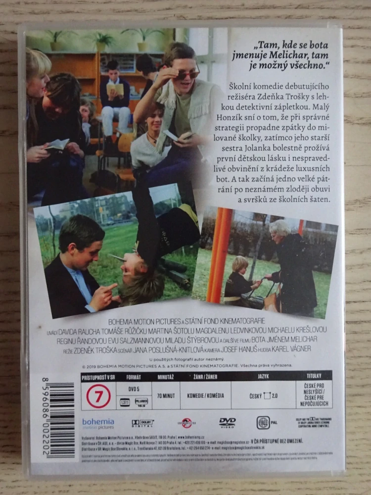 BOTA JMÉNEM MELICHAR, REMASTEROVANÁ VERZE, DVD FILM ČR
